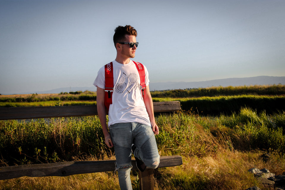 Twin Turbo - White Short Sleeve T-shirt