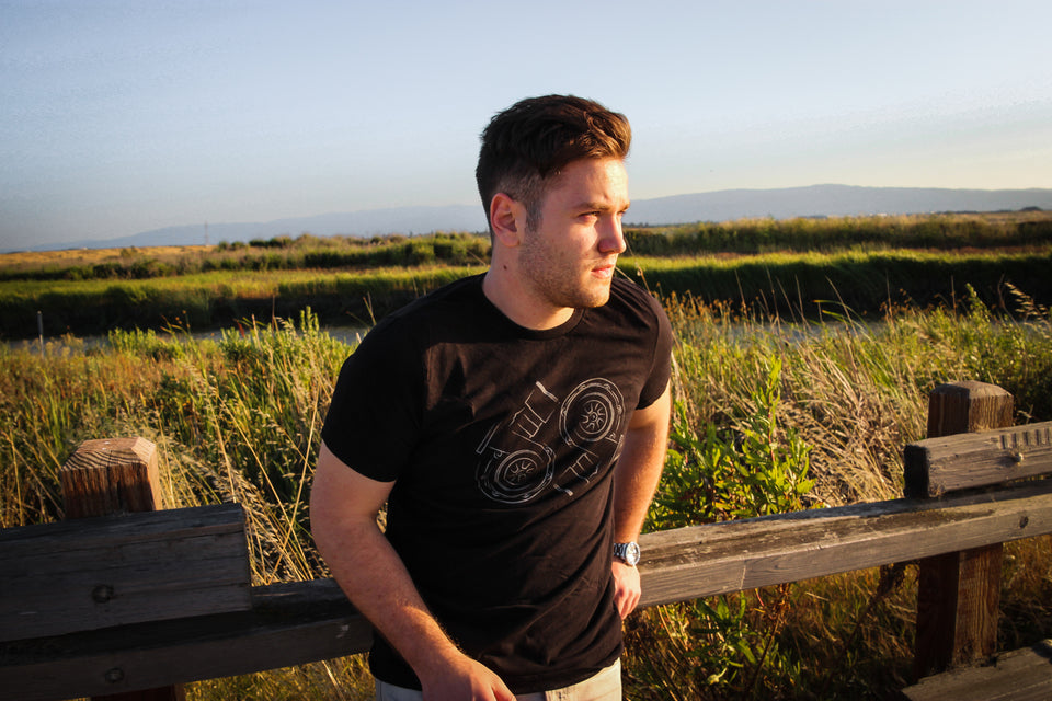 Twin Turbo - Black Short Sleeve T-shirt